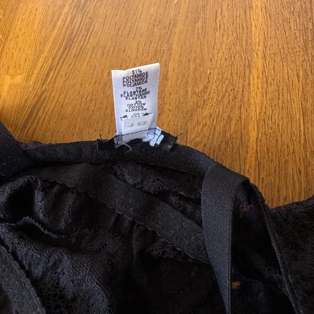 COSABELLA Never Say Never Maternity Bra Womens M Black Lace Nursing Bralette - Picture 6 of 6